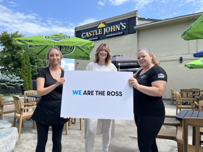New Castle John's Restaurant thanks community with donation to RMH