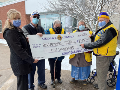 Fenelon Lions continue quest to support community's CT Scanner