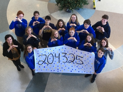 Local Students mark Week of Wellness with donation to RMH Local Students mark Week of Wellness with donation to RMH