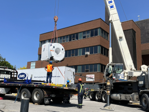 The community's new MRI has arrived at the Ross
