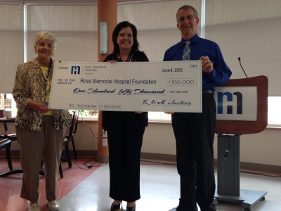 RMH Auxiliary Gift helps with cost of new Ultrasound Equipment