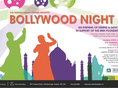 Friends Indian Dinner presents 'Bollywood 3' in support of RMH Foundation