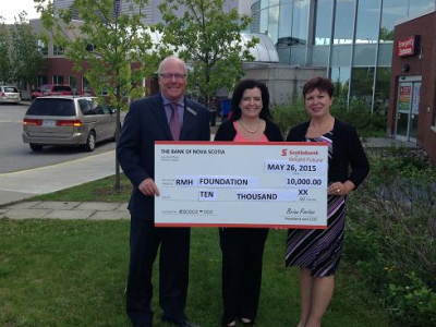 Scotiabank continues to give back with support for MRI services at RMH