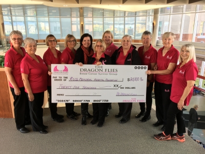 The Dragon Flies 'pay it forward' with a gift for the new 3D mammography unit