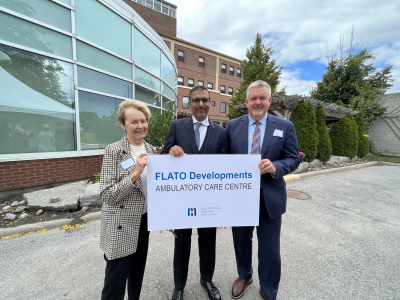 FLATO Developments makes historic gift to RMH