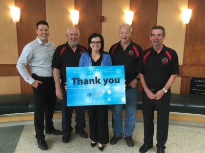 RMHF thanks the Lindsay Kinsmen Club for its strong, healthy support