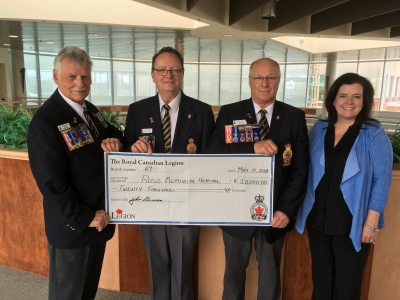 Lindsay Legion Poppy Campaign supports Mammography at RMH