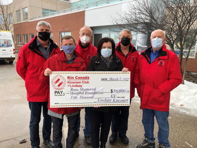 Fantastic support for Kinsmen TV Bingo benefits patient care at RMH